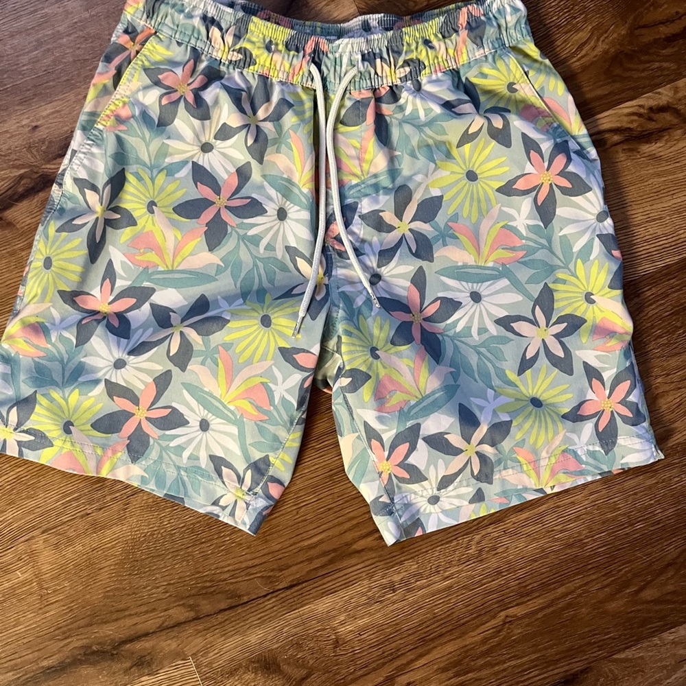 Blue Crown Multicolor Floral Board Shorts